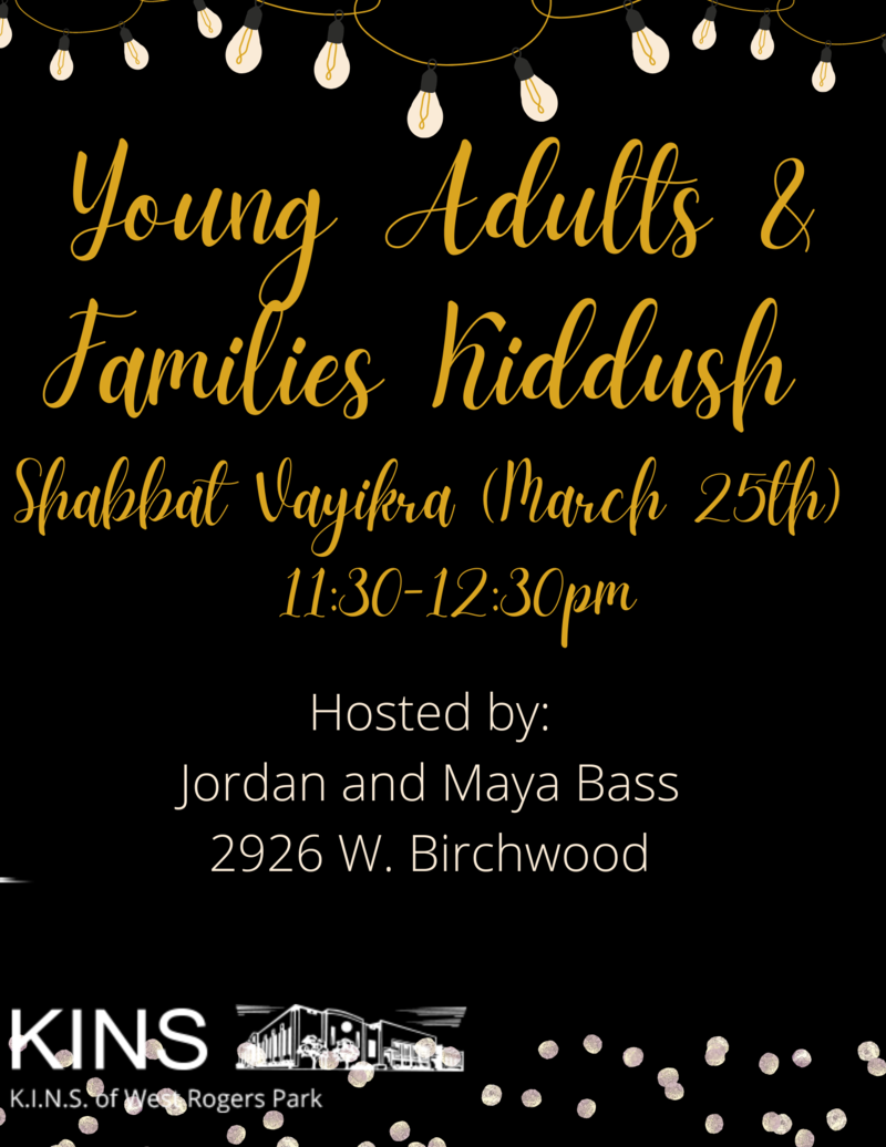 Banner Image for Young Adults and Families Kiddush