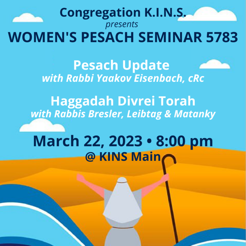 Banner Image for Women's Pesach Seminar