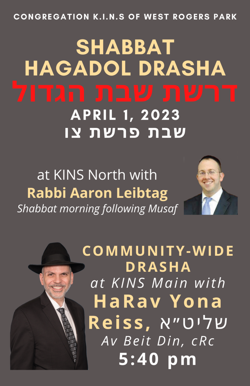 Banner Image for Shabbat HaGadol @ KINS