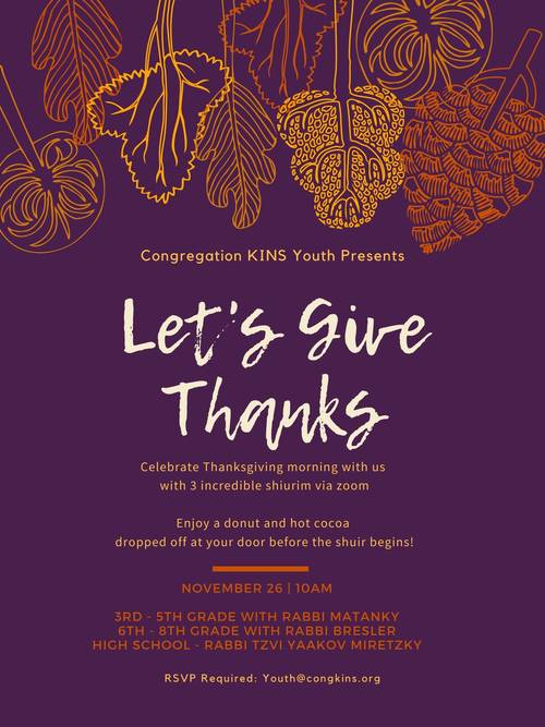 Banner Image for Thanksgiving Youth Mini-Shiur