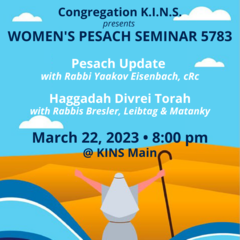 Women's Pesach Seminar