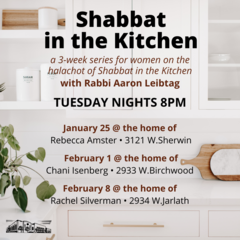 Shabbat in the Kitchen