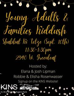 Young Adults and Families Kiddush